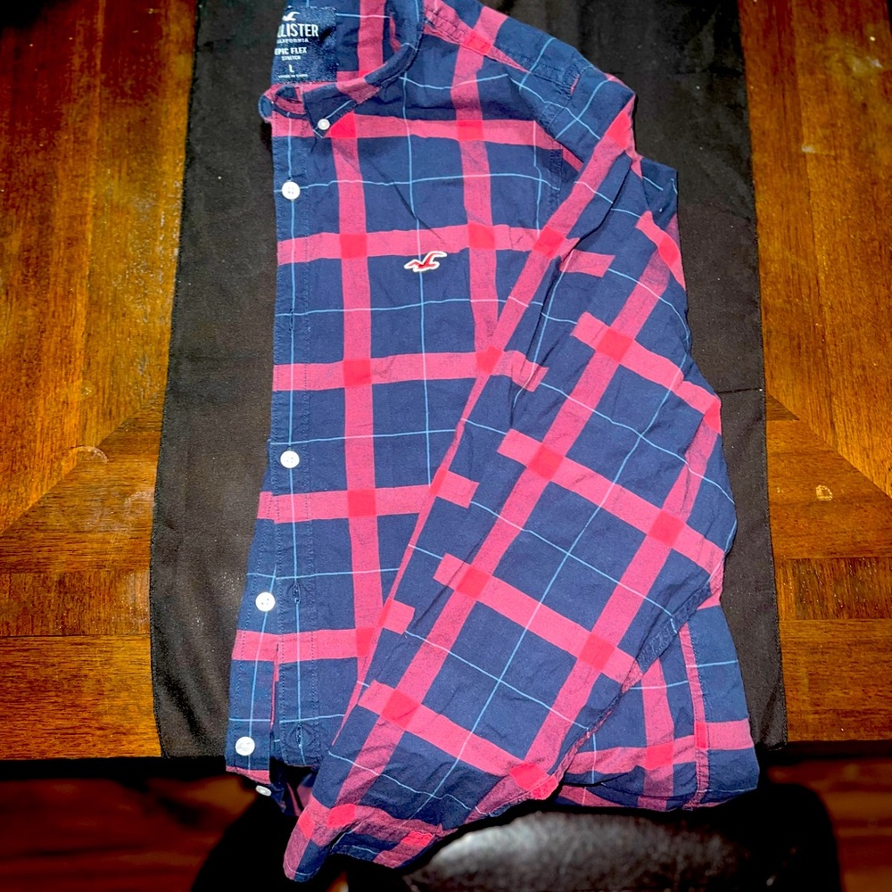 Mens Hollister flannel size Large